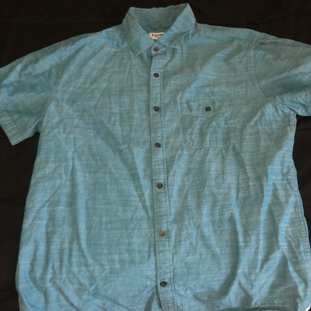 Express Short Sleeve Button Down with Pocket